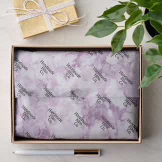 Soft Dark Purple Marble Tissue Paper
