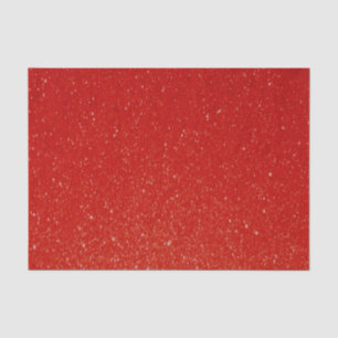 Soft Dark Red Glitter Print Tissue Paper