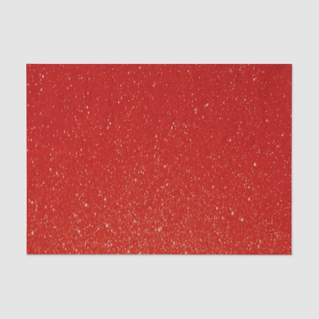 Soft Dark Red Glitter Print Tissue Paper (Front)