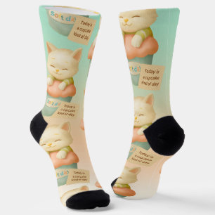 Soft Day: Today is a Cupcake Kind of Day Art Socks
