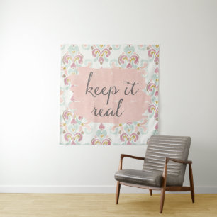 Soft Deco III Keep It Real Tapestry