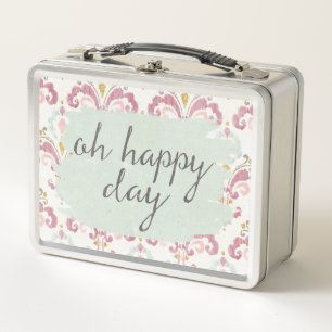 Soft Deco VI Oh Happy Day Metal Lunch Box
