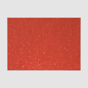 Soft Deep Red Glitter Print Tissue Paper