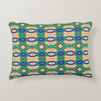 Soft Diamond & Oval Symmetry Decorative Cushion