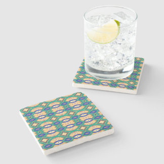 Soft Diamond & Oval Symmetry Stone Coaster