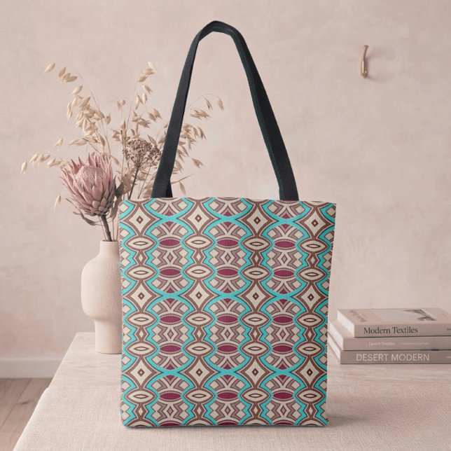 Soft Diamond & Oval Symmetry Tote Bag (Creator Uploaded)