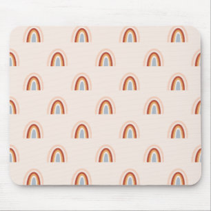 Soft Doodle Rainbow Pattern Mouse Mat