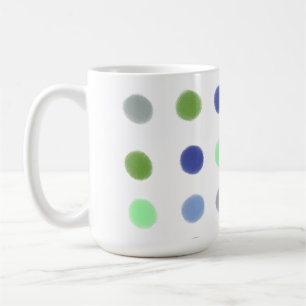 Soft Dots  Original Contemporary Color Pattern Coffee Mug