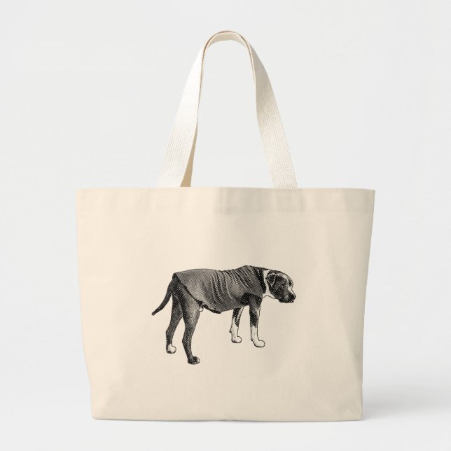 Soft Drape, Easy Errands Large Tote Bag (Front)