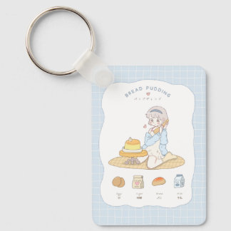 ✩°。⋆⸜ 🌸 Soft Dreamy Pudding 🌸 ⸝⋆。°✩ Key Ring