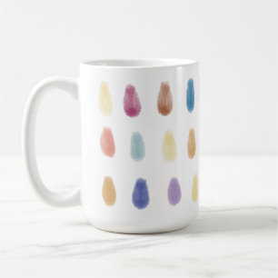 Soft Drops Original Contemporary Color Pattern Coffee Mug