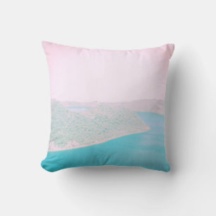 soft dusk lake cushion