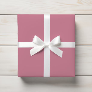 Soft Dusty Rose Mauve Pink Solid Color Wrapping Paper