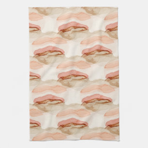 Soft Earthy Abstract (1) Tea Towel