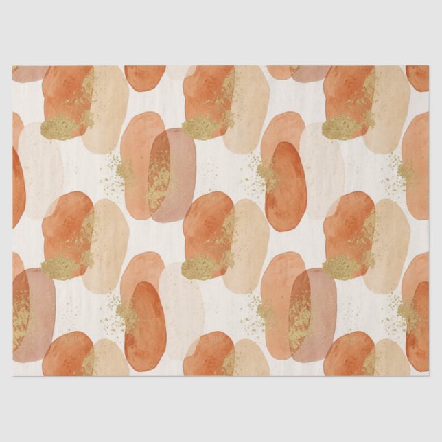 Soft Earthy Abstract (5) Tissue Paper (Front)