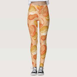 Soft Earthy Abstract (6) Leggings