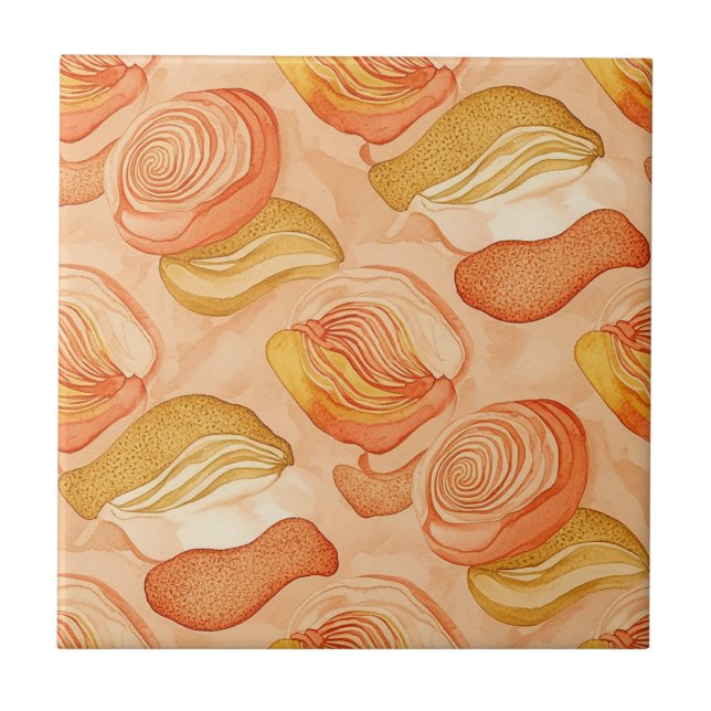 Soft Earthy Abstract (6) Tile (Front)