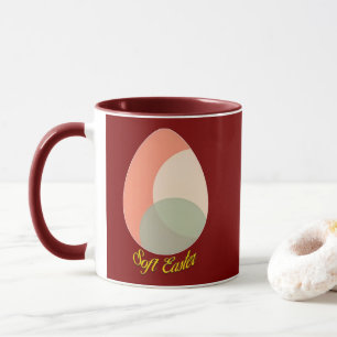 Soft Easter – Pastel Egg Illustration - caneca Mug