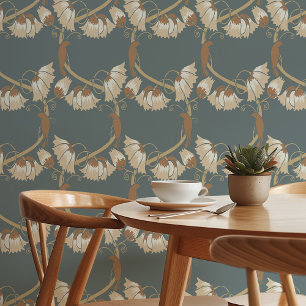 Soft Elegance Birds & Vines Wallpaper