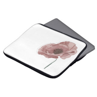 Soft, elegant floral design for a stylish look. laptop sleeve