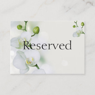 Soft Elegant Orchid Place Card