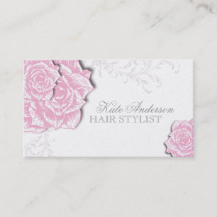 SOFT ELEGANT ROSES BUSINESS CARDS