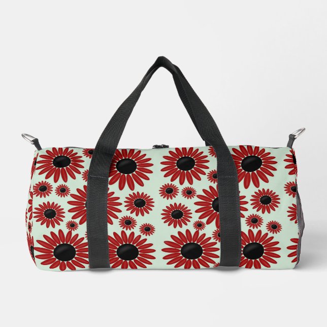  Soft Empress Florals Velvet Empress Duffle Bag (Front)