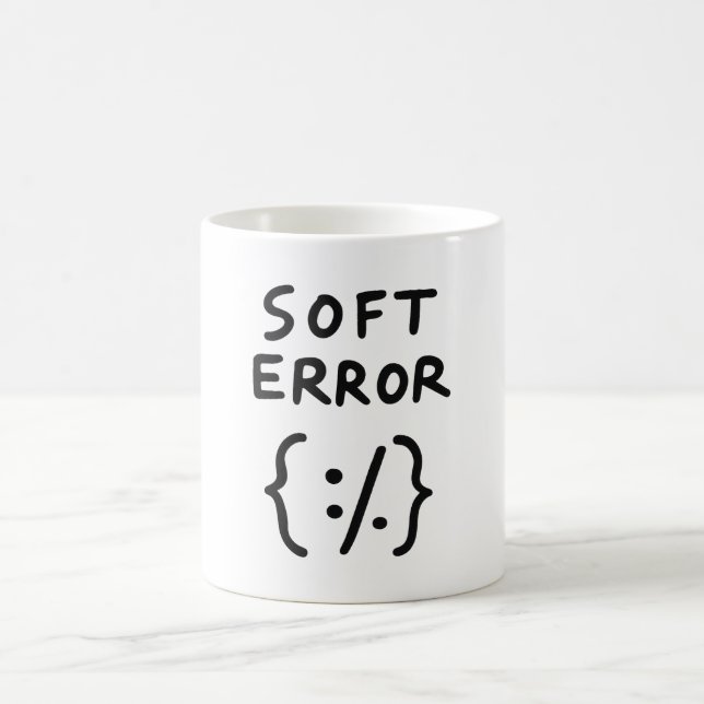 SOFT ERROR — Ritual of Glitch Coffee Mug (Center)