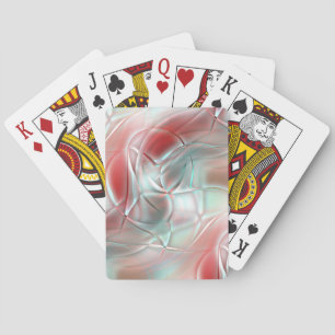 Soft etched glass with smooth grooves, cleary tone playing cards