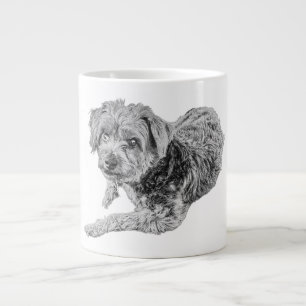 Soft Eyes, Gentle Soul Large Coffee Mug