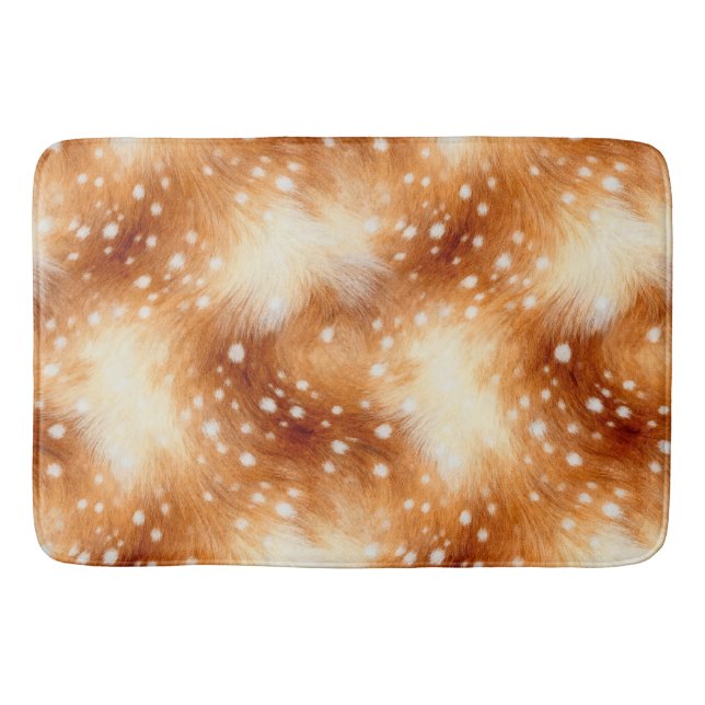 Soft Fawn Fur Cozy Woodland Bath Mat (Front)