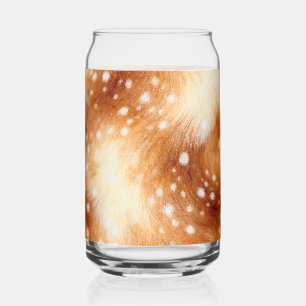Soft Fawn Fur Cozy Woodland Can Glass