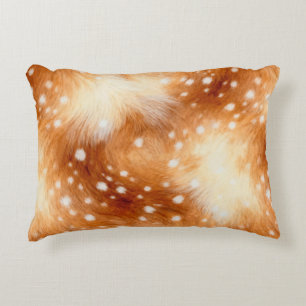 Soft Fawn Fur Cozy Woodland Decorative Cushion