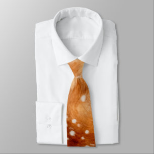 Soft Fawn Fur Cozy Woodland Tie