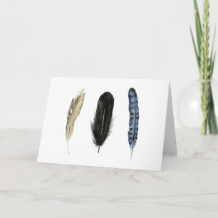 Soft Feathers I Card