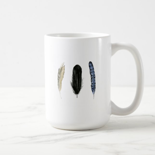 Soft Feathers I Coffee Mug (Right)