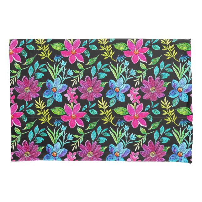 Soft Feminine Lavender Inspired Art Pillowcase (Front)