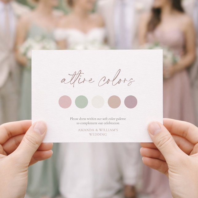 Soft Floral Attire Colours Wedding Card (Creator Uploaded)