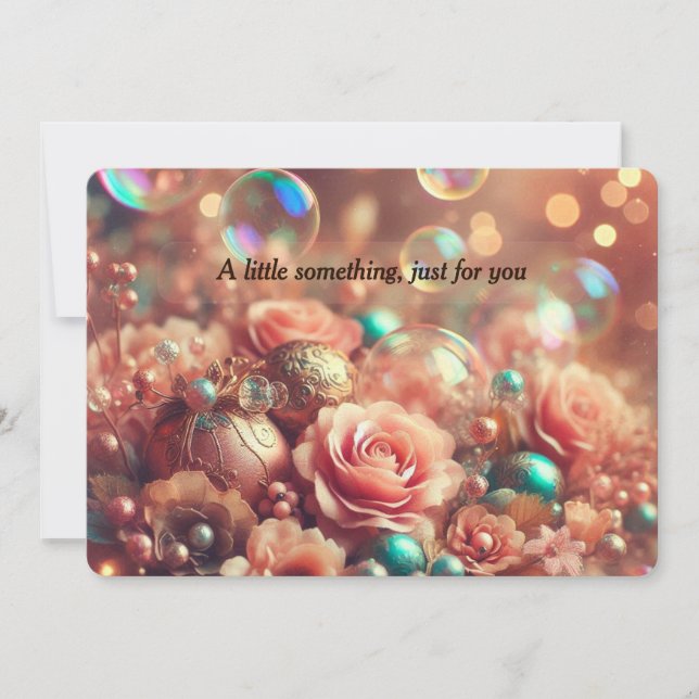 Soft Floral Card • Romantic Rose Celebration (Front)
