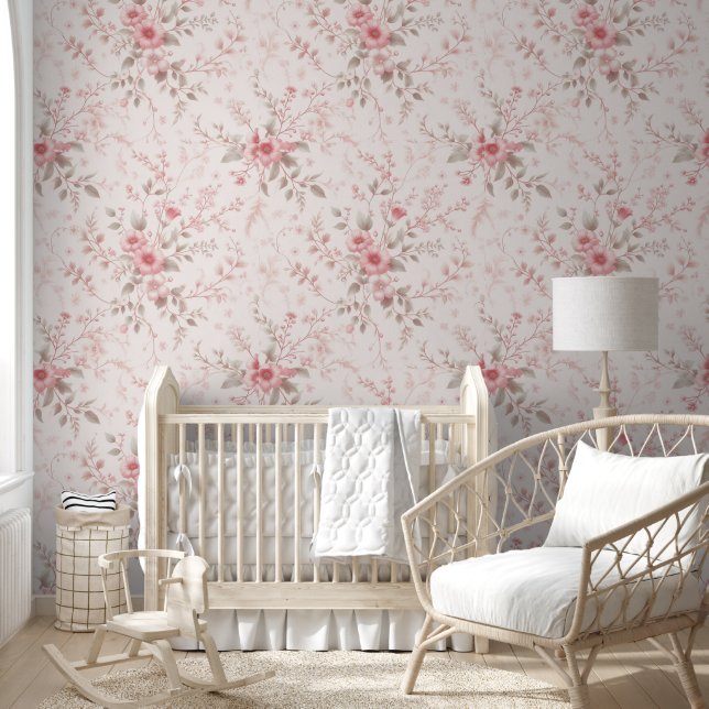 Soft Floral Delight Wallpaper (Kids)