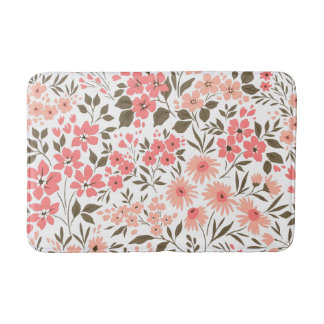 Soft Floral Dreams Bath Mat