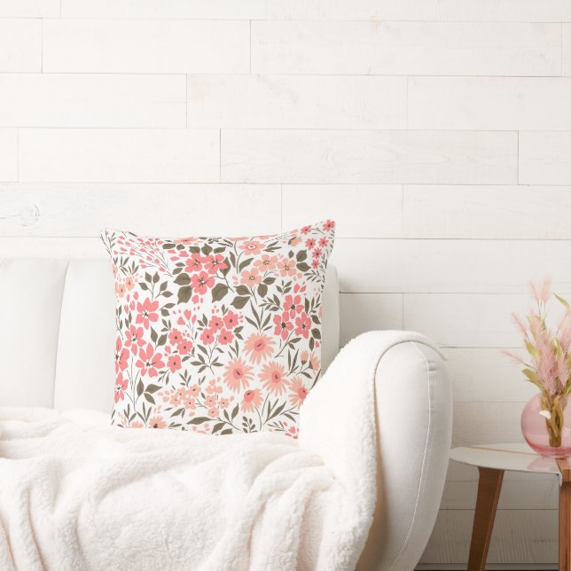 Soft Floral Dreams Cushion (Couch)