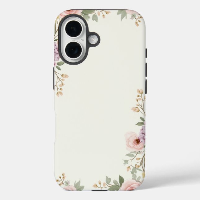 Soft Floral Elegance Case-Mate iPhone Case (Back)