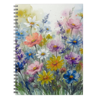 Soft Floral Pattern Collection Notebook