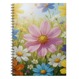 Soft Floral Pattern Collection Notebook
