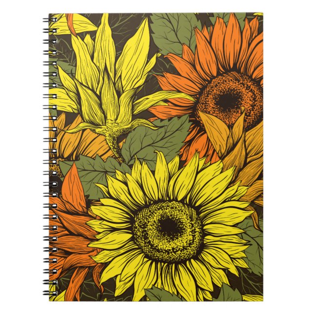 Soft Floral Pattern Collection Notebook (Front)