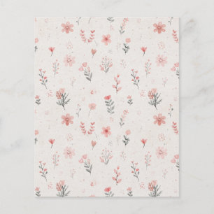 Soft Floral Pattern Flyer