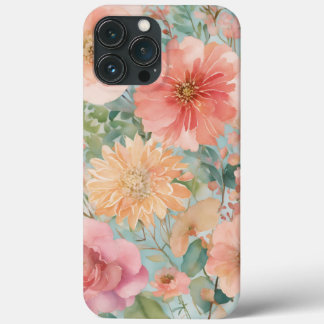 soft flower iPhone 13 pro max case