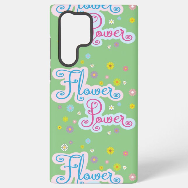 Soft Flower power Samsung Galaxy S22 Ultra Case (Back)