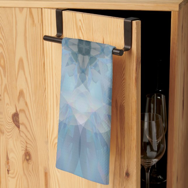 Soft Flowers Tea Towel (Thirds Fold)